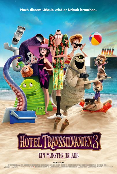 Filmplakat für "Hotel Transsilvanien 3 - Ein Monster Urlaub"