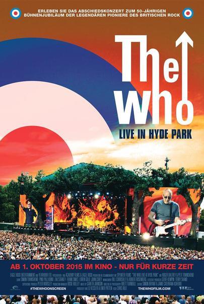 Filmplakat für "The Who - Live in Hyde Park"