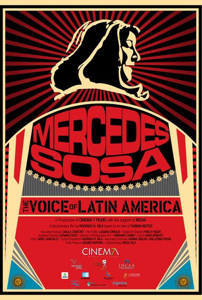 Filmplakat für "Mercedes Sosa, die Stimme Lateinamerikas - Cinespanol 4"
