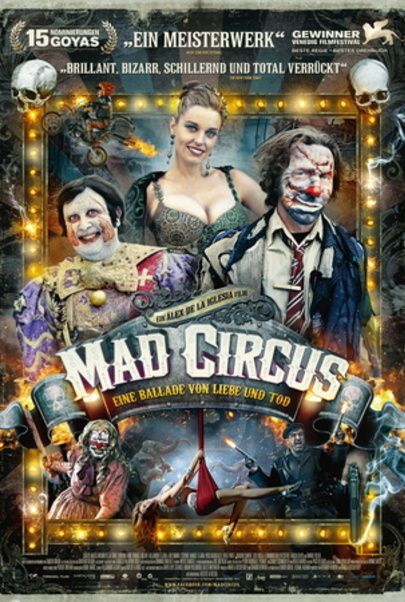 Filmplakat für "Mad Circus - Eine Ballade von Liebe und Tod"