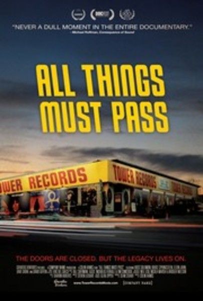 Movie poster for "ALL THINGS MUST PASS"