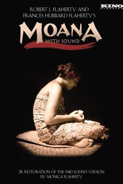 Movie poster for "MOANA WITH SOUND (2015 2K RESTORATION)"
