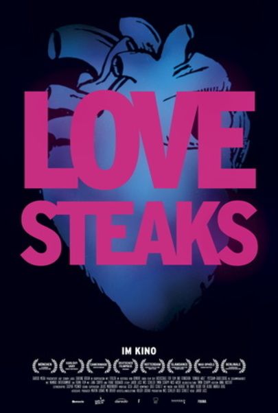 Filmplakat für "Love Steaks"
