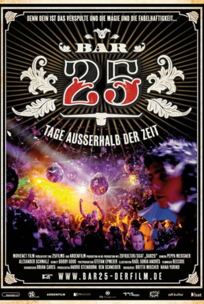 Filmplakat für "Bar 25 - Tage außerhalb der Zeit"