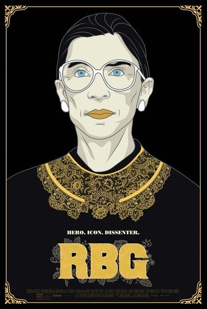 Movie poster for "RBG"