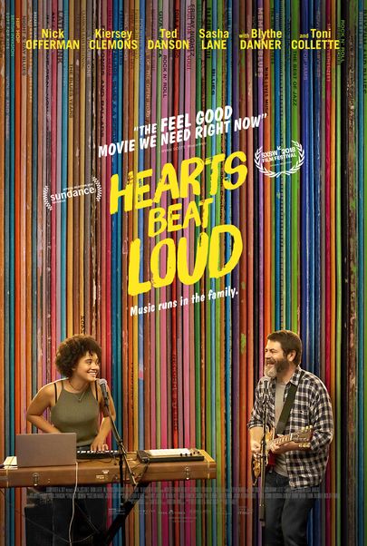 Movie poster for "HEARTS BEAT LOUD"