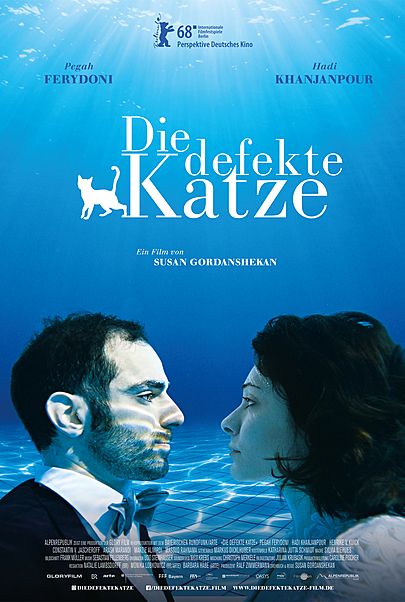 Movie poster for "Die defekte Katze"