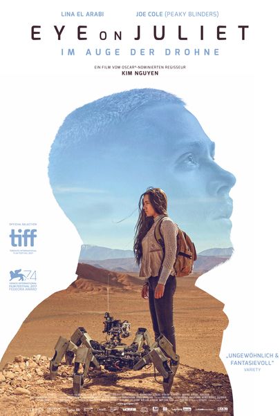 Filmplakat für "Eye on Juliet - Im Auge der Drohne"