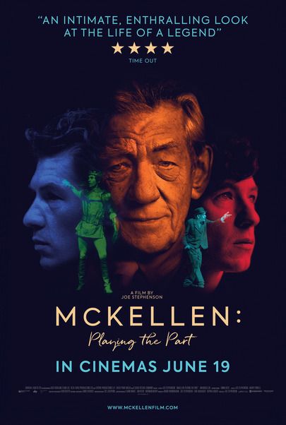 Movie poster for "MCKELLEN: PLAYING THE PART"