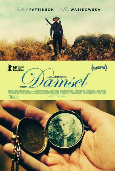 Movie poster for "DAMSEL"