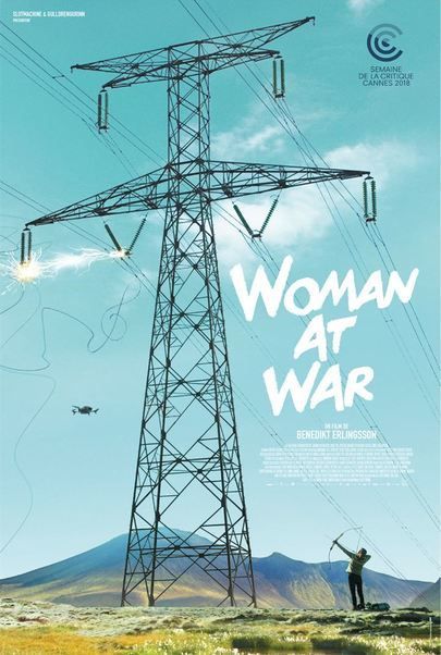 Movie poster for "WOMAN AT WAR"