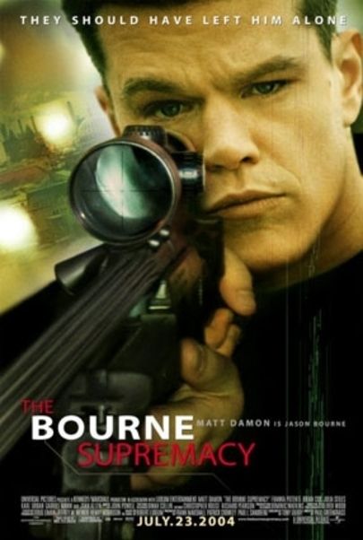Filmplakat für "Die Bourne Verschwörung"