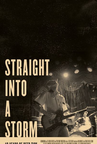 Movie poster for "STRAIGHT INTO A STORM"