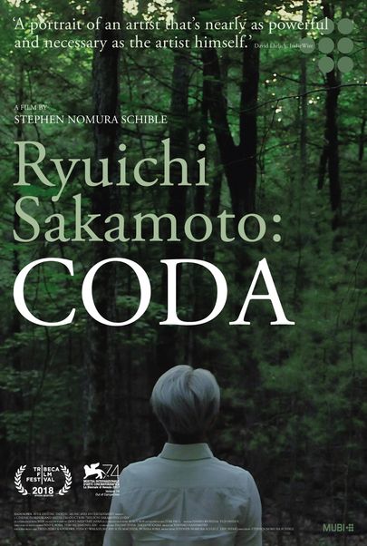 Movie poster for "RYUICHI SAKAMOTO: CODA"