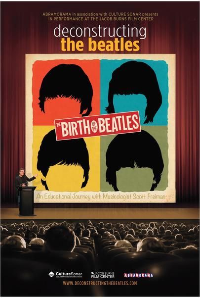 Movie poster for "DECONSTRUCTING THE BEATLES: BIRTH OF THE BEATLES"