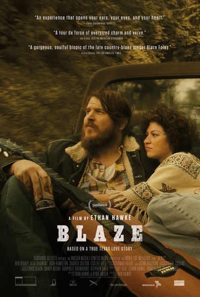 Movie poster for "BLAZE"