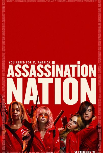 Movie poster for "ASSASSINATION NATION"