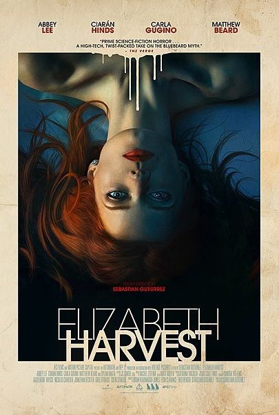 Movie poster for "ELIZABETH HARVEST"