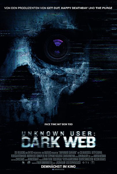Filmplakat für "Unknown User: Dark Web"