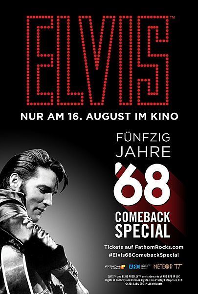 Filmplakat für "ELVIS: 50 Jahre ´68 Comeback Special"