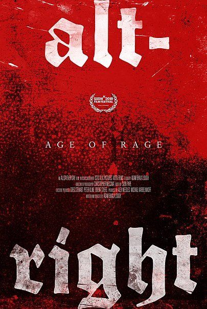 Movie poster for "ALT-RIGHT: AGE OF RAGE"