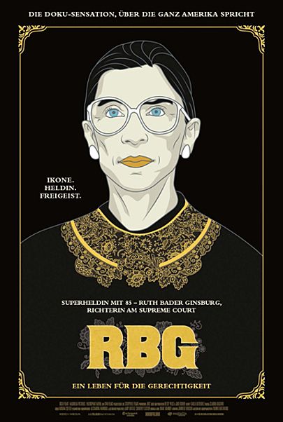 Filmplakat für "RBG - Ein Leben für die Gerechtigkeit"