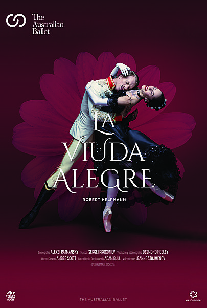 Movie poster for "THE MERRY WIDOW: FROM THE AUSTRALIAN BALLET"