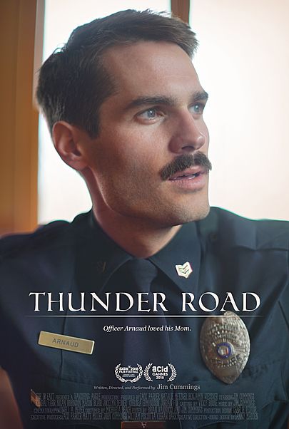 Movie poster for "THUNDER ROAD"