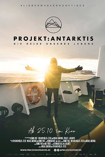 Filmplakat für "Projekt: Antarktis"