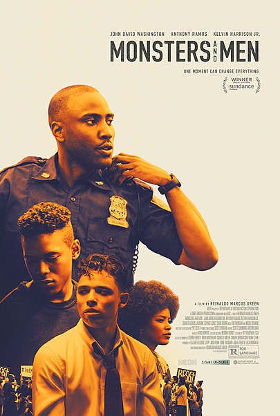 Movie poster for "MONSTERS AND MEN"