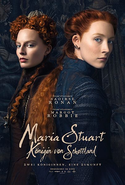 Movie poster for "MARY QUEEN OF SCOTS"
