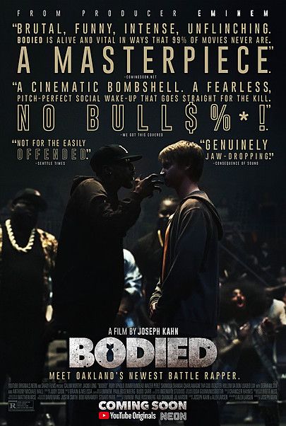 Movie poster for "BODIED"
