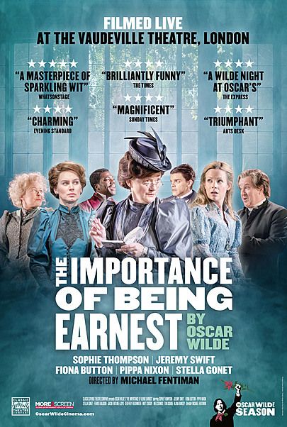 Movie poster for "THE IMPORTANCE OF BEING EARNEST (Vaudeville Theatre London, 2018)"