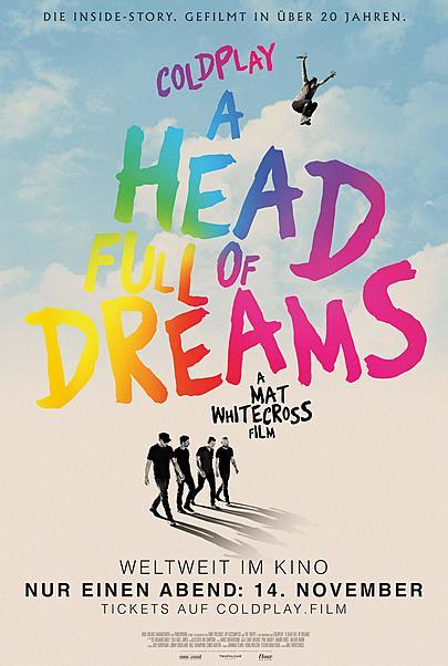Filmplakat für "COLDPLAY: A HEAD FULL OF DREAMS"