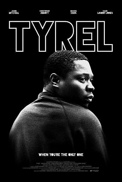Movie poster for "TYREL"