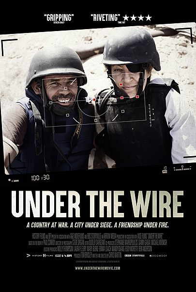 Movie poster for "UNDER THE WIRE"