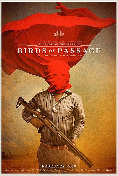 Movie poster for "BIRDS OF PASSAGE"