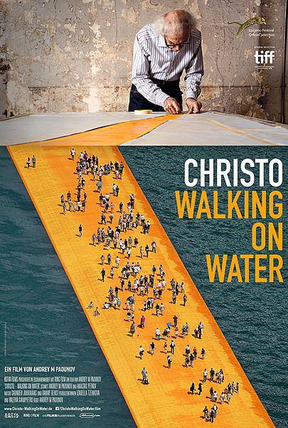 Movie poster for "WALKING ON WATER"