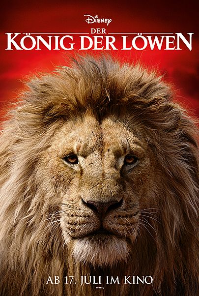 Filmplakat für "DER KÖNIG DER LÖWEN"