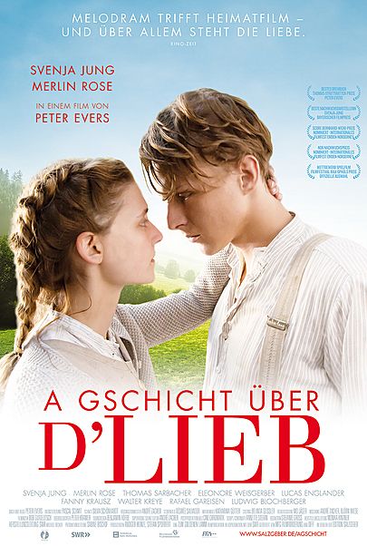 Filmplakat für "A Gschicht über d'Lieb"
