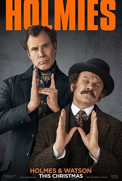 Movie poster for "HOLMES & WATSON"