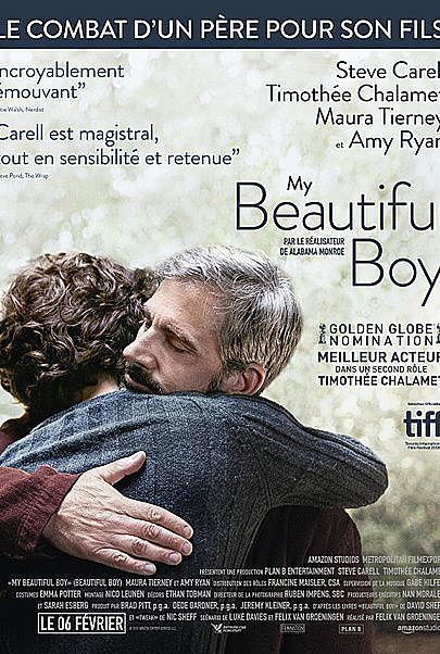 Movie poster for "BEAUTIFUL BOY"