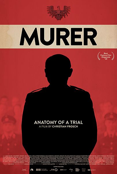 Movie poster for "MURER - ANATOMY OF A TRIAL"