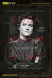 Filmplakat für "Rosa Luxemburg"