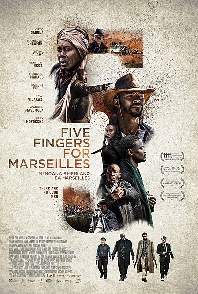 Filmplakat für "Five Fingers for Marseilles"