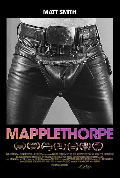 Movie poster for "MAPPLETHORPE"
