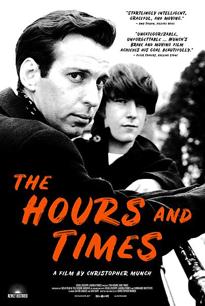Movie poster for "THE HOURS AND TIMES"