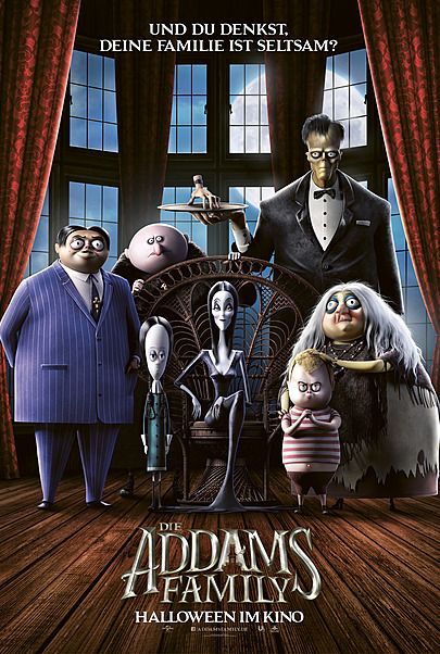 Filmplakat für "DIE ADDAMS FAMILY "