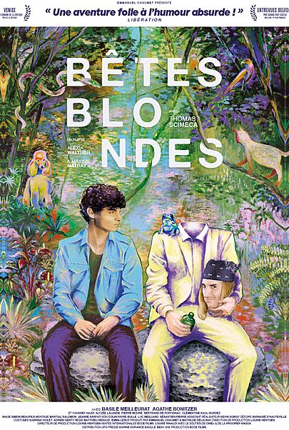 Movie poster for "BLONDE ANIMALS"