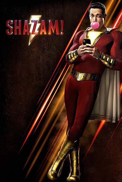 Movie poster for "SHAZAM!"